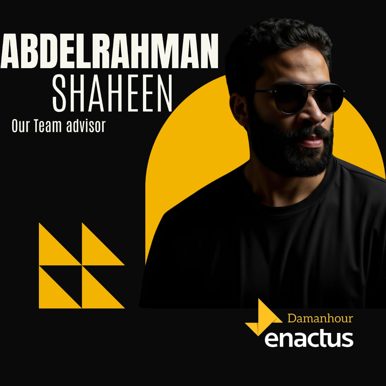 Abdelrahman Shaheen - Enactus Team Advisor