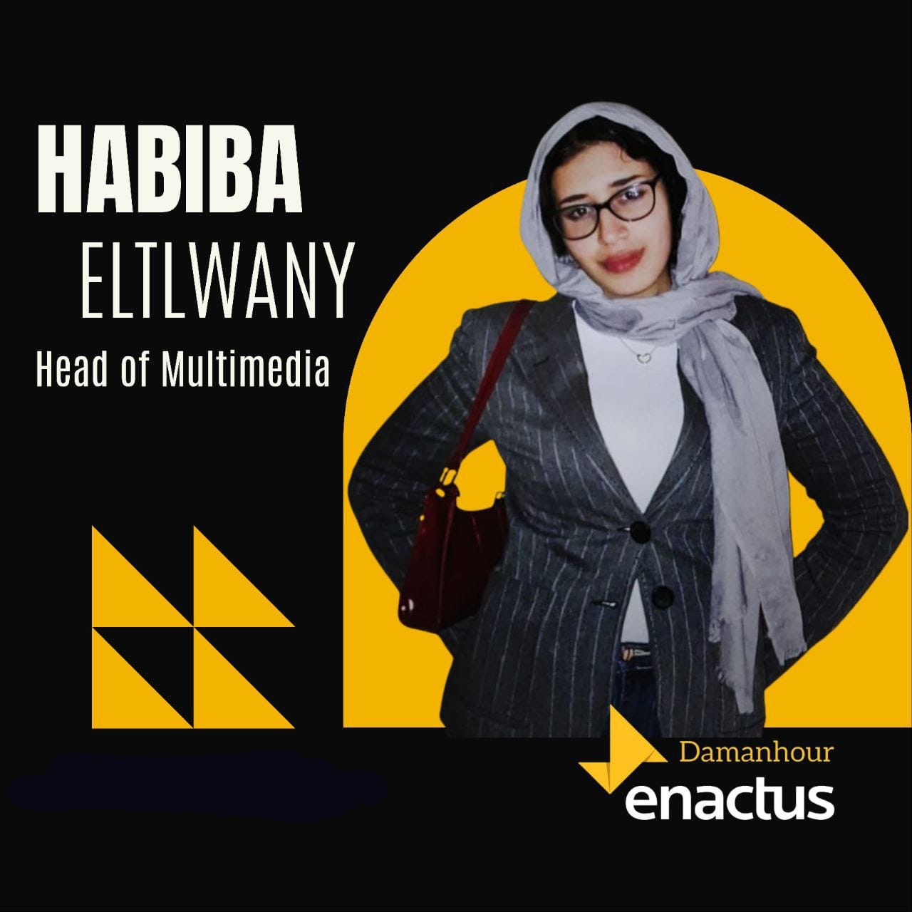 Habiba Eltelwany - Enactus Damanhour Head Multimedia